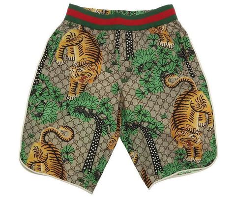 gucci swim trunks tiger|Gucci bathing suit men's.